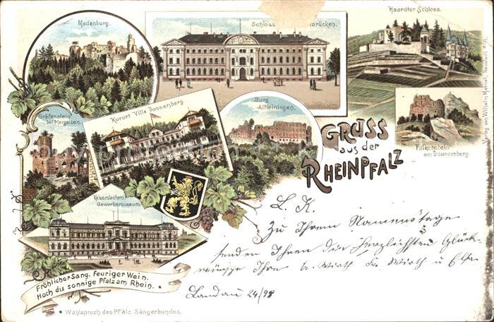 SAARBRueCKEN Saarland Sehenswuerdigkeiten Rheinpfalz Burg Schloss Falkenstein Do