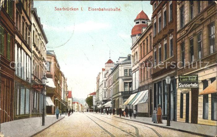 SAARBRueCKEN Saarland Eisenbahnstrasse