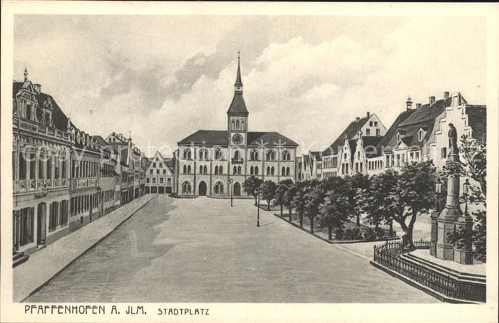 Pfaffenhofen Ilm Stadtplatz Denkmal