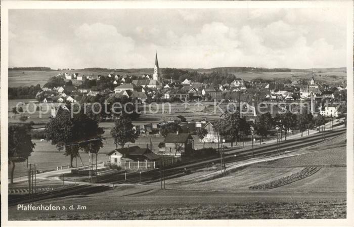 Pfaffenhofen Ilm Gesamtansicht Bahnhof