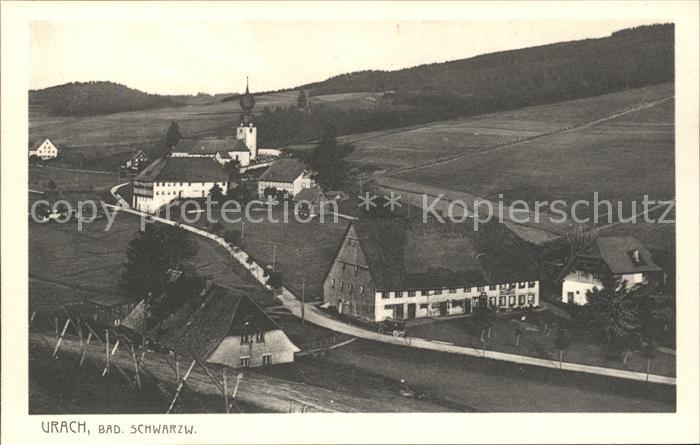 Urach Schwarzwald Gasthaus zum Goldenen Loewen Kirche