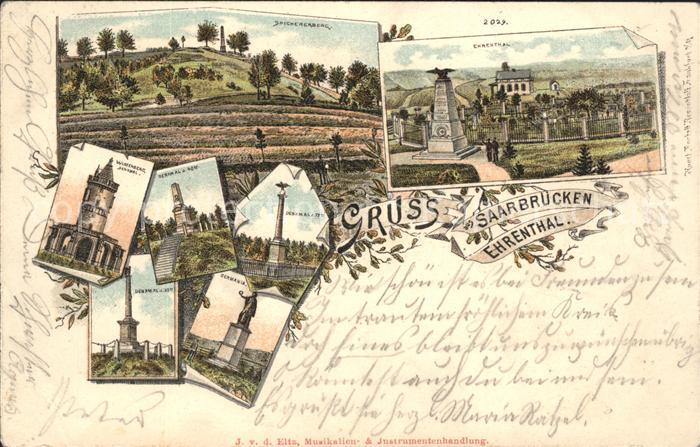 SAARBRueCKEN Saarland Spicherer Berg Ehrenthal Winterberg Denkmal Germania Statu