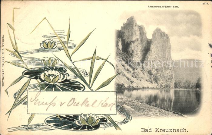 Bad Kreuznach Rheingrafenstein Felsformation Nahe Teichrosen
