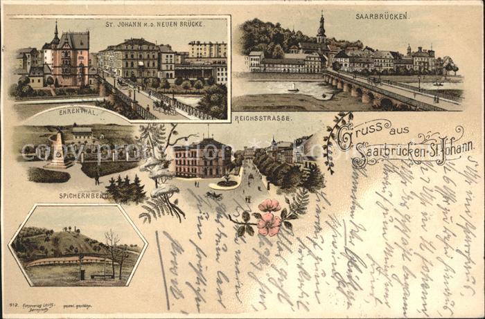 St Johann Saarbruecken Neue Bruecke Denkmal Ehrenthal Spichernberg Reichsstrasse