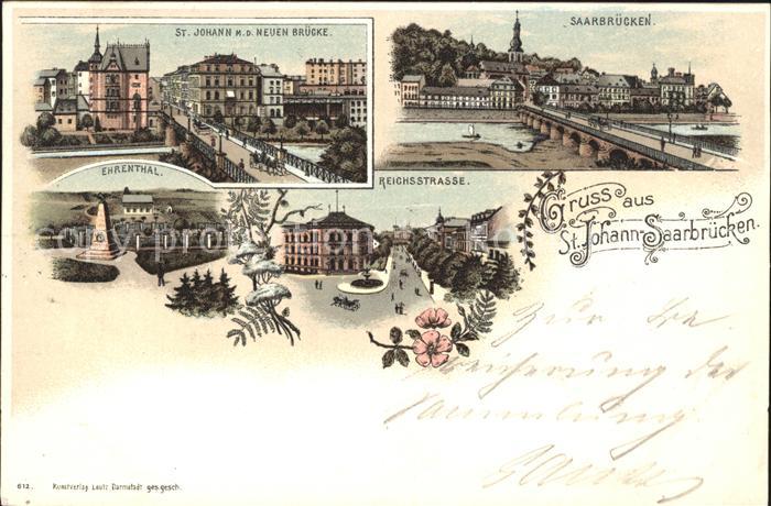 St Johann Saarbruecken Neue Bruecke Reichsstrasse Denkmal Ehrenthal Deutsche Rei