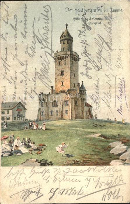 Schmitten Taunus Feldbergturm Offizielle Ausgabe des Taunus Klubs