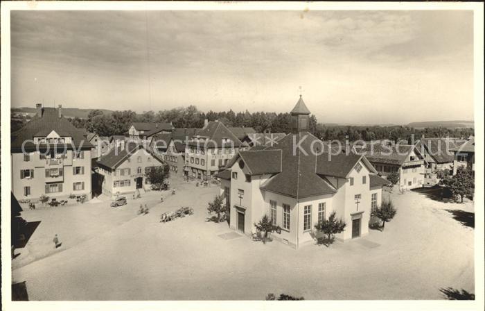 Wilhelmsdorf Wuerttemberg Ortsansicht mit Kirche