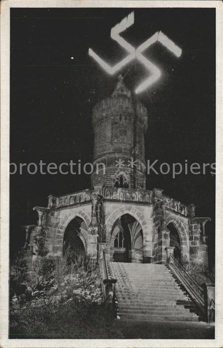 SAARBRueCKEN Saarland Winterberg Denkmal bei Nacht NZ4