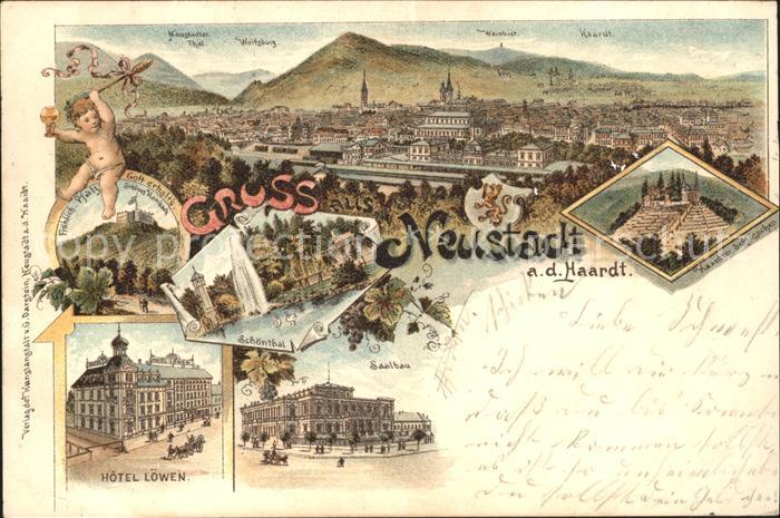 Neustadt Haardt Totalansicht Haardter Schloesschen Schoental Kurhaus Koenigsmueh