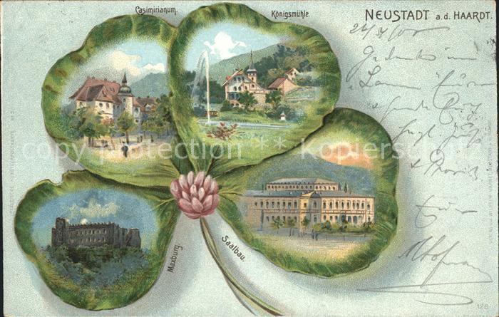 Neustadt Haardt Casimirianum Kurhaus Koenigsmuehle Saalbau Maxburg Kleeblatt