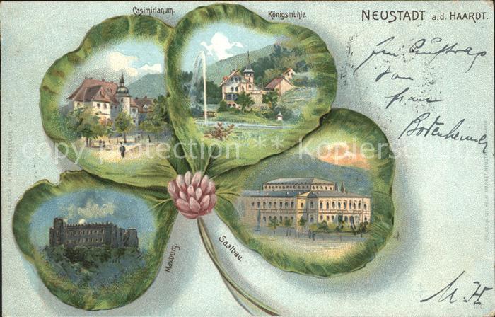 Neustadt Haardt Casimirianum Kurhaus Koenigsmuehle Saalbau Maxburg Kleeblatt