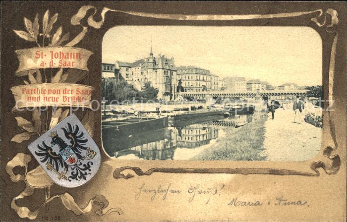 St Johann Saarbruecken Partie an der Saar Wappen
