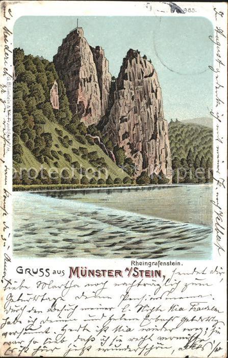 Muenster Stein Rheingrafenstein Felsformation Nahe