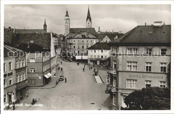 INGOLSTADT  CITY Donaustrasse Hotel Restaurant Kirchturm