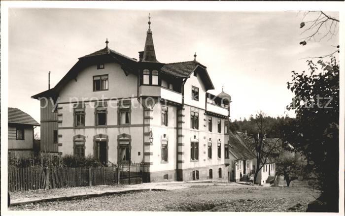 Koenigsfeld Schwarzwald Schulsanatorium Tannenhaus Hoehenluftkurort