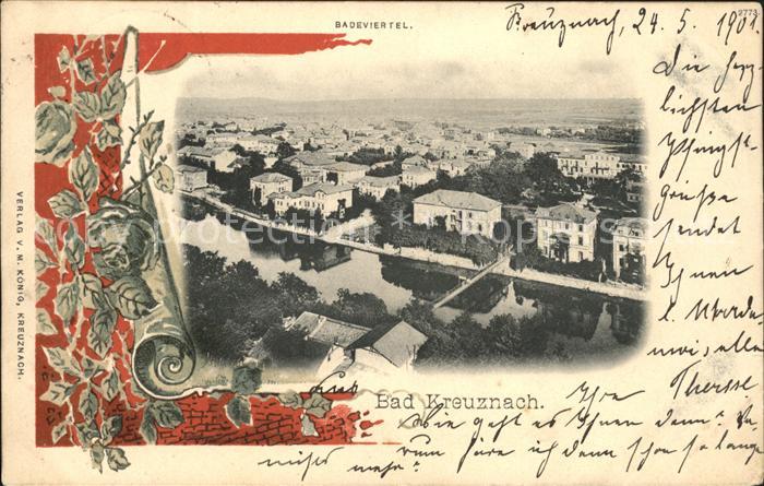 Bad Kreuznach Badeviertel an der Nahe