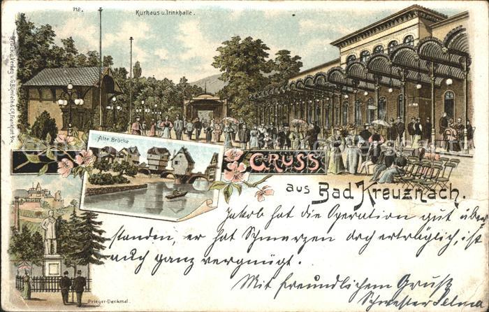 Bad Kreuznach Kurhaus Trinkhalle Alte Bruecke Brueckenhaeuser Nahe Priegerdenkma