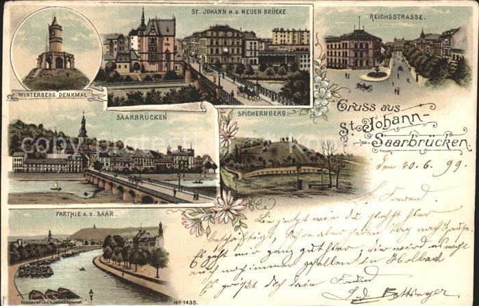 St Johann Saarbruecken Winterberg Denkmal Bruecke Reichsstrasse Spichernberg Par