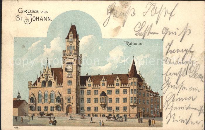 St Johann Saarbruecken Rathaus Bahnpost