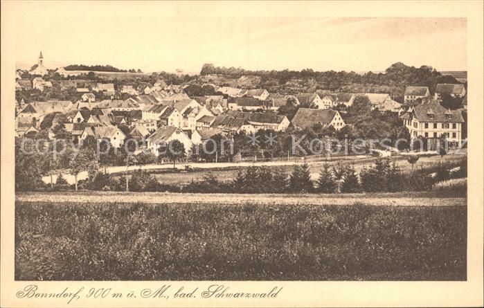 Bonndorf Schwarzwald Ortsansicht