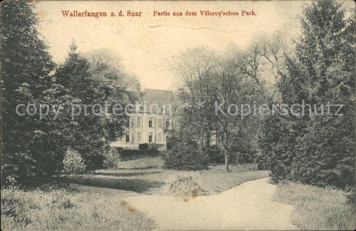 Wallerfangen Partie aus dem Villeroy'schen Park