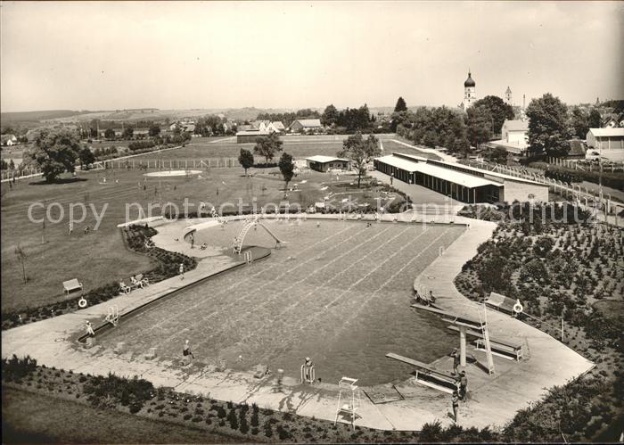 Mengen Wuerttemberg Staedtisches Freibad Schwimmbad