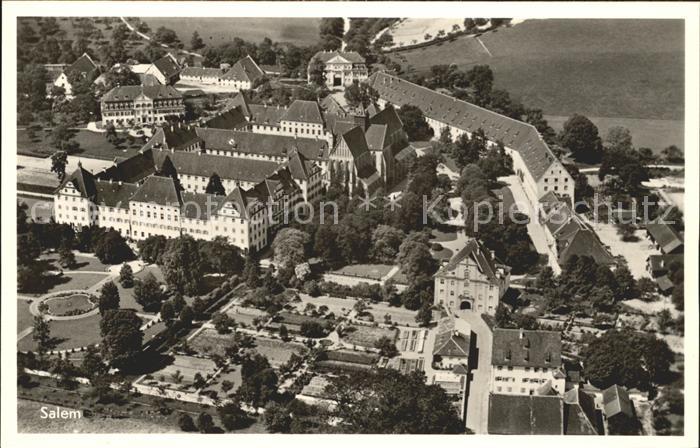 Salem Baden Schloss Fliegeraufnahme Original Straehle Bild Nr. 8997