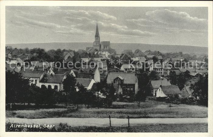 Altenkessel Ortsansicht mit Kirche