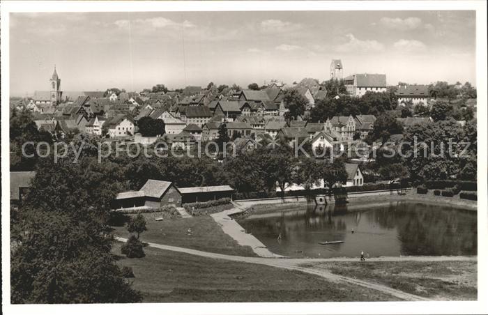 Pfullendorf Teilansicht mit Waldbad