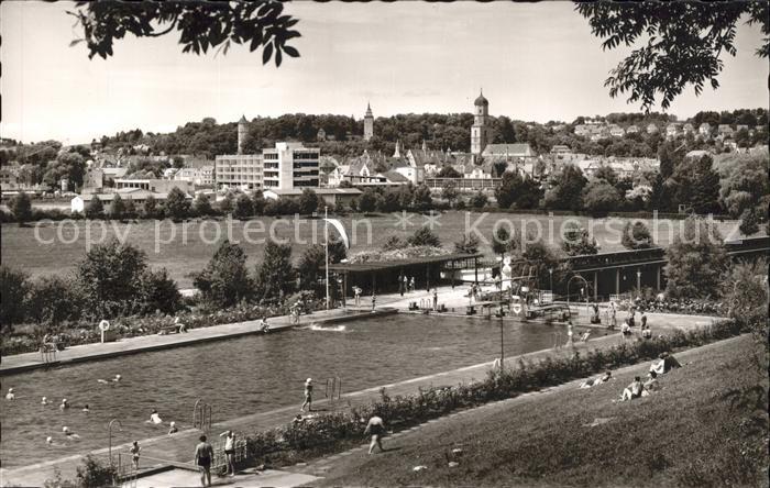Biberach Riss Staedtisches Freibad Schwimmbad