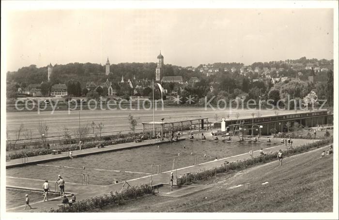 Biberach Riss Staedtisches Freibad Schwimmbad