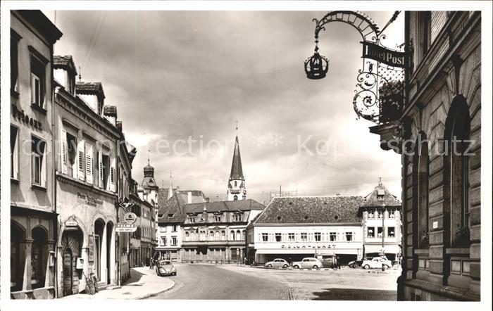 Emmendingen Marktplatz Hotel Post