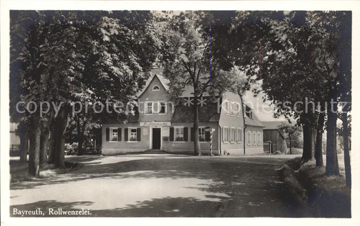 BAYREUTH Bayern Rollwenzelei