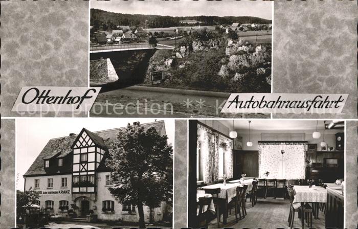 Ottenhof Plech Autobahnausfahrt Gasthof zum Kranz Fraenkische Schweiz