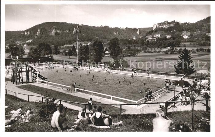 Streitberg Oberfranken Schwimmbad Fraenkische Schweiz
