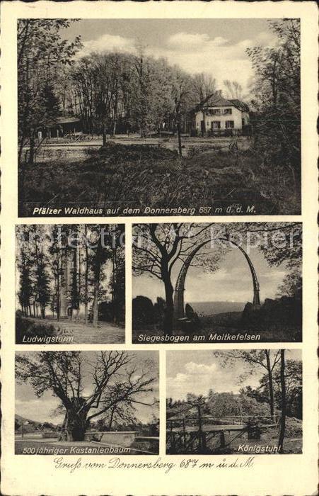 Dannenfels Pfaelzer Waldhaus Donnersberg Ludwigsturm Siegesbogen Moltkefelsen 50