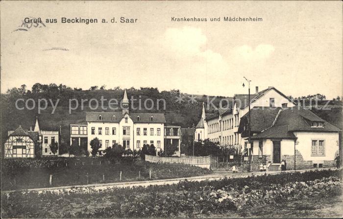 Beckingen Krankenhaus und Maedchenheim