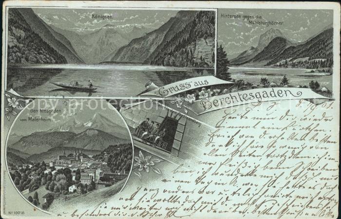 BERCHTESGADEN Bayern Koenigssee Hintersee Malerheim Ferdinandberg Berchtesgadene