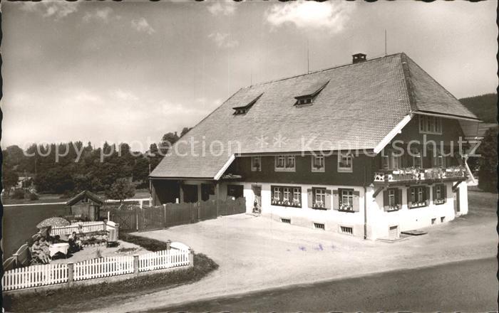 Haeusern Schwarzwald Leo Zumkeller Gasthaus Schwarzwaldhaus