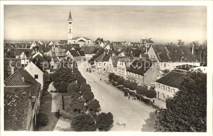 Friedberg Bayern Blick von Osten Kirche