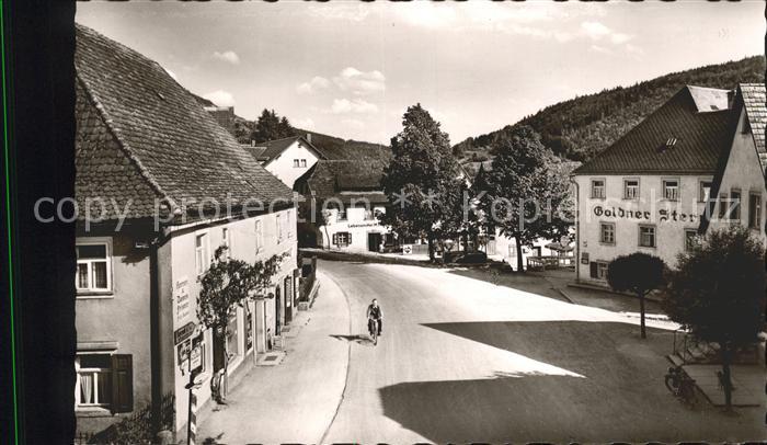 Muggendorf Fraenkische Schweiz Marktplatz Kurort Gasthaus Goldner Stern