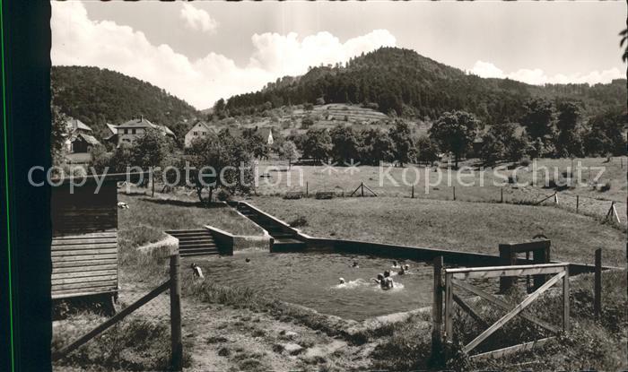 Lautenbach Gernsbach Gasthof Pension Lautenfelsen im Murgtal Schwimmbad