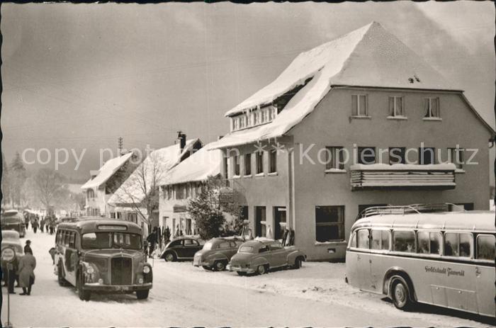 Dobel Schwarzwald Gasthof Pension zur Linde Bus Hoehenluftkurort Wintersportplat