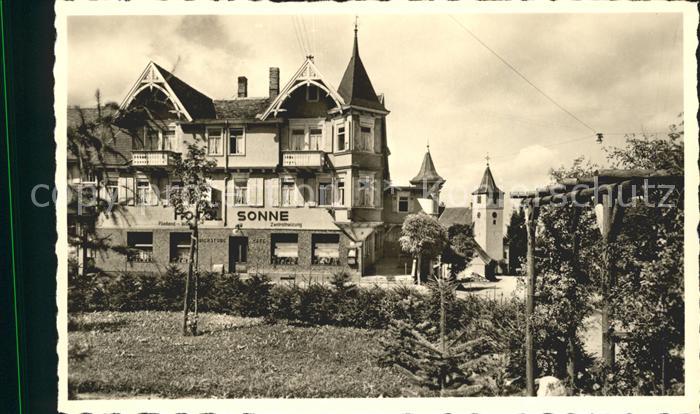 Dobel Schwarzwald Hotel Sonne Hoehenluftkurort Wintersportplatz