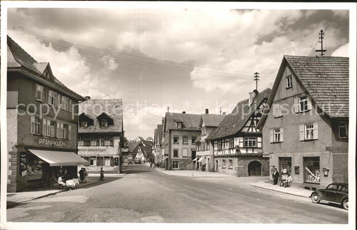 Birkenfeld Wuerttemberg Hauptstrasse Luftkurort Schwarzwald