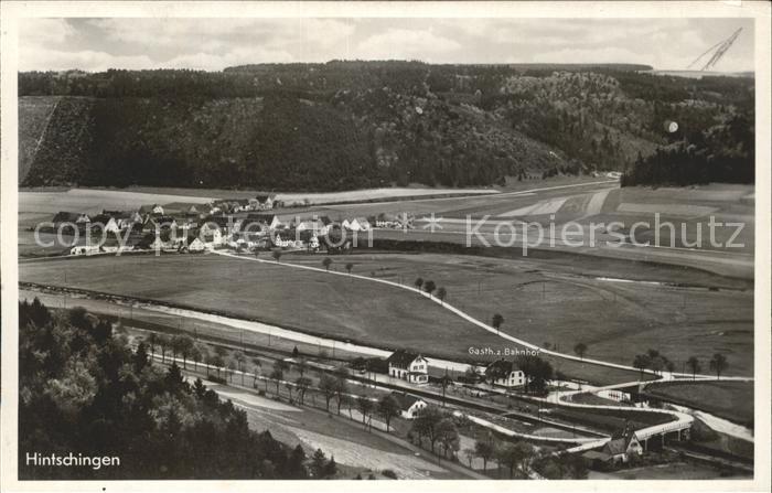 Hintschingen Panorama Gasthof zum Bahnhof