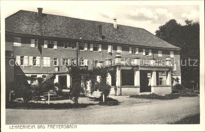 Bad Freyersbach Schwarzwald Lehrerheim