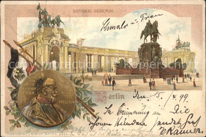 BERLIN  CITY National Denkmal Kaiser Wilhelm der Grosse