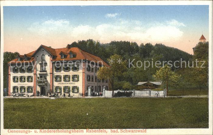 Bad Saeckingen Genesungs und Kindererholungsheim Rabenfels Schwarzwald