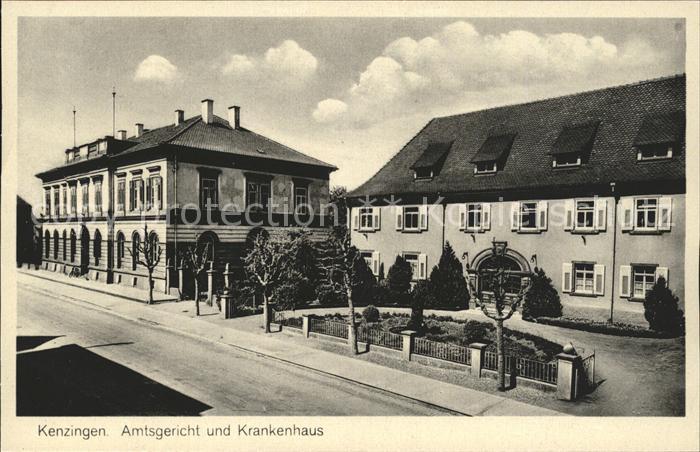 Kenzingen Amtsgericht und Krankenhaus